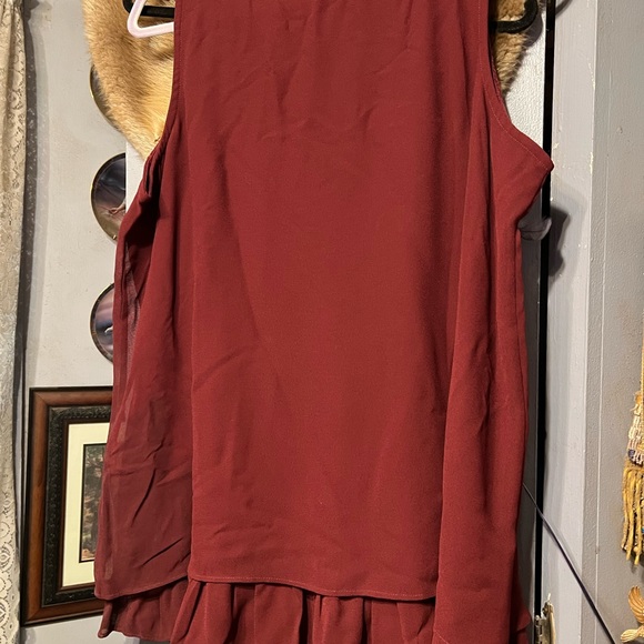 Lori Goldstein LOGO lavish large sleeveless dress blouse - Picture 2 of 3